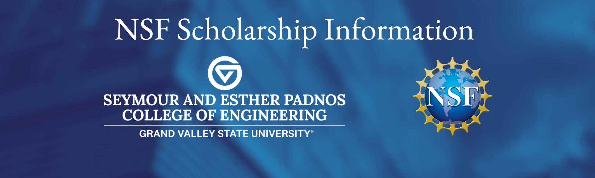 GVSU PCE Logo, NSF Logo